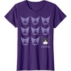 image:imageKuromi Real TShirt  Unisex Kids Adult  Black  Short Sleeve  Cotton 100  SmallPurple