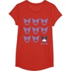 image:imageKuromi Real TShirt  Unisex Kids Adult  Black  Short Sleeve  Cotton 100  SmallRed