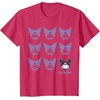 image:imageKuromi Real TShirt  Unisex Kids Adult  Black  Short Sleeve  Cotton 100  SmallRed Heather