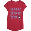 image:imageKuromi Real TShirt  Unisex Kids Adult  Black  Short Sleeve  Cotton 100  SmallRed Heather