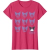 image:imageKuromi Real TShirt  Unisex Kids Adult  Black  Short Sleeve  Cotton 100  SmallRed Heather
