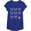 image:imageKuromi Real TShirt  Unisex Kids Adult  Black  Short Sleeve  Cotton 100  SmallRoyal Blue