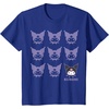 image:imageKuromi Real TShirt  Unisex Kids Adult  Black  Short Sleeve  Cotton 100  SmallRoyal Blue
