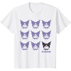 image:imageKuromi Real TShirt  Unisex Kids Adult  Black  Short Sleeve  Cotton 100  SmallWhite