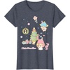 image:imageLittle Twin Stars Christmas Shirt TShirtHeather Blue