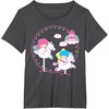 image:imageLittle Twin Stars Cloud Dreamland Tee Shirt TShirtDark Heather Grey