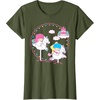 image:imageLittle Twin Stars Cloud Dreamland Tee Shirt TShirtOlive Green