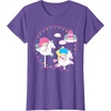 image:imageLittle Twin Stars Cloud Dreamland Tee Shirt TShirtPurple Heather