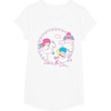 image:imageLittle Twin Stars Cloud Dreamland Tee Shirt TShirtWhite