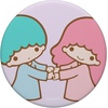 image:imageLittle Twin Stars Kiki and Lala Holding Hands PopSockets Stand for Smartphones and Tablets PopSockets Adhesive PopGripAdhesive PopGrip
