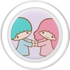 image:imageLittle Twin Stars Kiki and Lala Holding Hands PopSockets Stand for Smartphones and Tablets PopSockets Adhesive PopGripMagnetic PopGrip