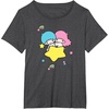 image:imageLittle Twin Stars Shooting Star Tee TShirtDark Heather Grey