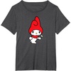 image:imageMy Melody Flower Tee TShirtDark Heather Grey
