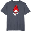 image:imageMy Melody Flower Tee TShirtHeather Blue