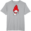 image:imageMy Melody Flower Tee TShirtHeather Grey