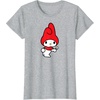 image:imageMy Melody Flower Tee TShirtHeather Grey
