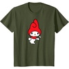 image:imageMy Melody Flower Tee TShirtOlive Green