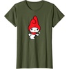 image:imageMy Melody Flower Tee TShirtOlive Green