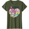 image:imageMy Melody I Love Camping TShirtOlive Green