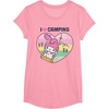 image:imageMy Melody I Love Camping TShirtPink