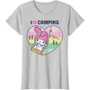 image:imageMy Melody I Love Camping TShirtSilver Grey