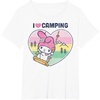 image:imageMy Melody I Love Camping TShirtWhite