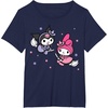 image:imageMy Melody Kuromi Little Witches Halloween TShirtNavy Blue