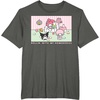 image:imageMy Melody and Kuromi Rollin with My Homebodies TShirt SmallAsphalt Grey