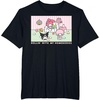 image:imageMy Melody and Kuromi Rollin with My Homebodies TShirt SmallBlack