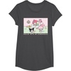 image:imageMy Melody and Kuromi Rollin with My Homebodies TShirt SmallDark Heather Grey