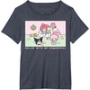 image:imageMy Melody and Kuromi Rollin with My Homebodies TShirt SmallHeather Blue
