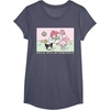 image:imageMy Melody and Kuromi Rollin with My Homebodies TShirt SmallHeather Blue