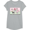 image:imageMy Melody and Kuromi Rollin with My Homebodies TShirt SmallHeather Grey