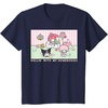 image:imageMy Melody and Kuromi Rollin with My Homebodies TShirt SmallNavy Blue