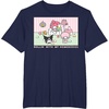 image:imageMy Melody and Kuromi Rollin with My Homebodies TShirt SmallNavy Blue
