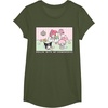 image:imageMy Melody and Kuromi Rollin with My Homebodies TShirt SmallOlive Green