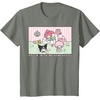 image:imageMy Melody and Kuromi Rollin with My Homebodies TShirt SmallOlive Heather