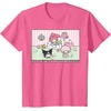 image:imageMy Melody and Kuromi Rollin with My Homebodies TShirt SmallPink Heather