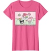 image:imageMy Melody and Kuromi Rollin with My Homebodies TShirt SmallPink Heather