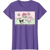 image:imageMy Melody and Kuromi Rollin with My Homebodies TShirt SmallPurple Heather