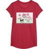 image:imageMy Melody and Kuromi Rollin with My Homebodies TShirt SmallRed Heather