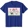 image:imageMy Melody and Kuromi Rollin with My Homebodies TShirt SmallRoyal Blue