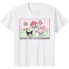 image:imageMy Melody and Kuromi Rollin with My Homebodies TShirt SmallWhite