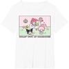 image:imageMy Melody and Kuromi Rollin with My Homebodies TShirt SmallWhite