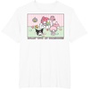 image:imageMy Melody and Kuromi Rollin with My Homebodies TShirt SmallWhite