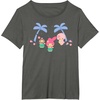 image:imageMy Melody and Kuromi Tropical Hula TShirt SmallAsphalt Grey