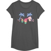 image:imageMy Melody and Kuromi Tropical Hula TShirt SmallAsphalt Grey