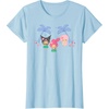 image:imageMy Melody and Kuromi Tropical Hula TShirt SmallBaby Blue