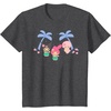 image:imageMy Melody and Kuromi Tropical Hula TShirt SmallDark Heather Grey
