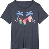image:imageMy Melody and Kuromi Tropical Hula TShirt SmallHeather Blue